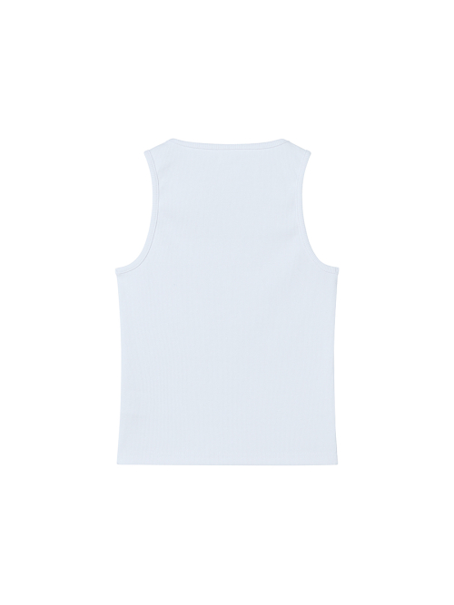 HEART SLEEVELESS WHITE