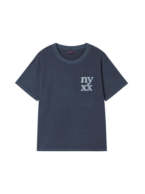 LACE LOGO TEE NAVY