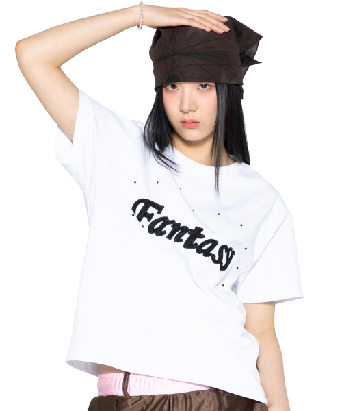 GZT005 판타지 스터드 티셔츠 (WHITE)