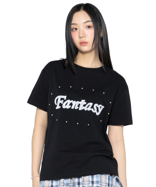 GZT005 판타지 스터드 티셔츠 (BLACK)