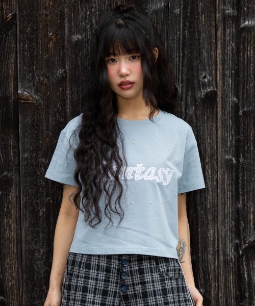 GZT005 판타지 스터드 티셔츠 (SKY BLUE)