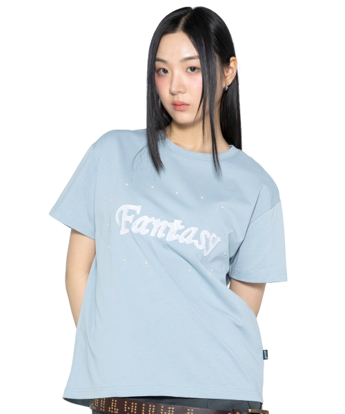 GZT005 판타지 스터드 티셔츠 (SKY BLUE)