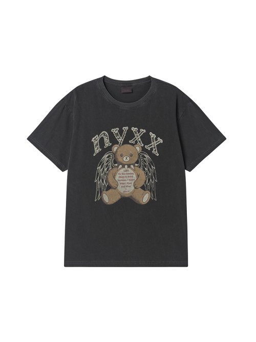 ANGEL BEAR TEE CHARCOAL