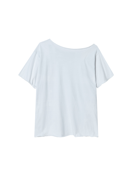 UNIONJACK OFF SHOULDER TEE WHITE