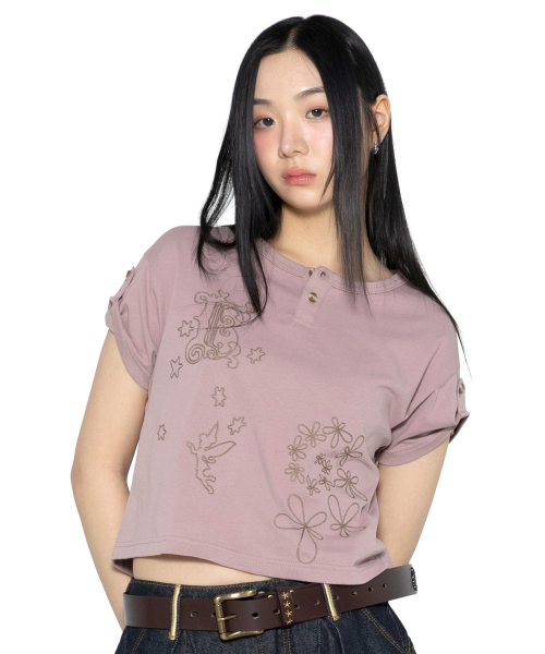GZT007 키르케 신치백 티셔츠 (PINK)