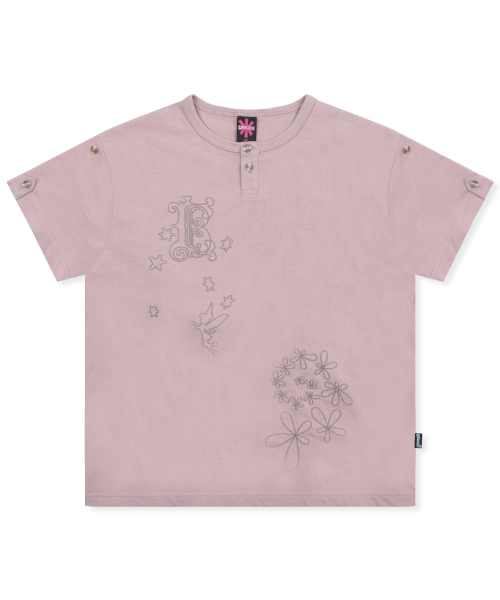 GZT007 키르케 신치백 티셔츠 (PINK)