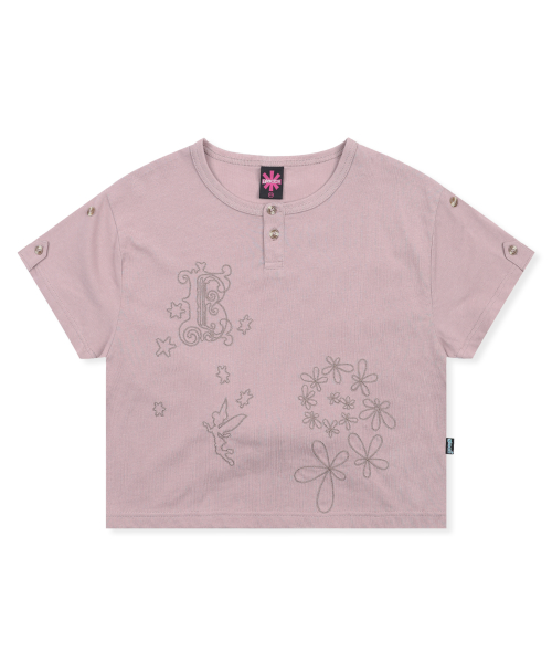 GZT007 키르케 신치백 티셔츠 (PINK)