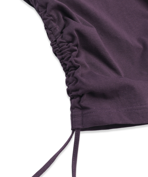 GZT006 투더문 스트링 티셔츠 (PURPLE)