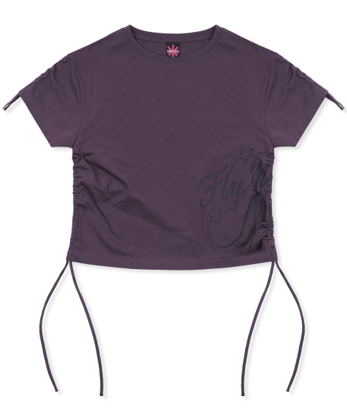 GZT006 투더문 스트링 티셔츠 (PURPLE)