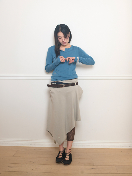 SOFT TOUCH WRINKLE T (BLUE)
