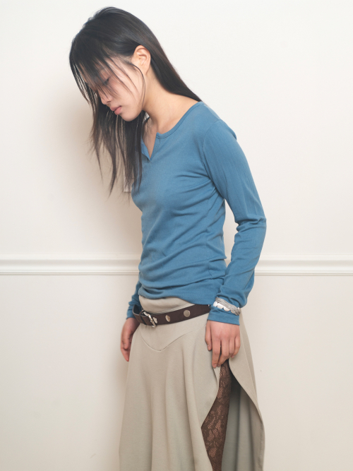SOFT TOUCH WRINKLE T (BLUE)