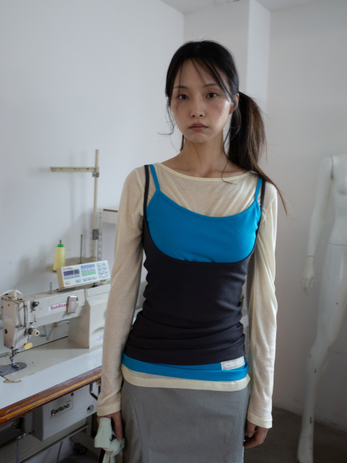 EASY OPEN BACK SLEEVELESS (COBALT BLUE)