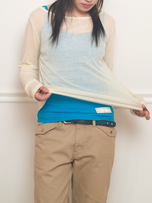 EASY OPEN BACK SLEEVELESS (COBALT BLUE)