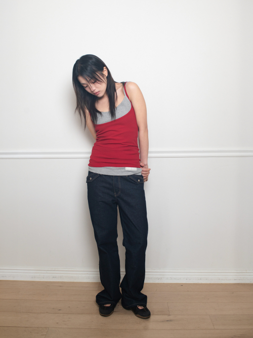 EASY OPEN BACK SLEEVELESS (RED)