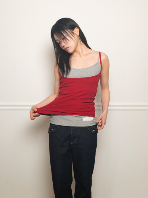 EASY OPEN BACK SLEEVELESS (RED)