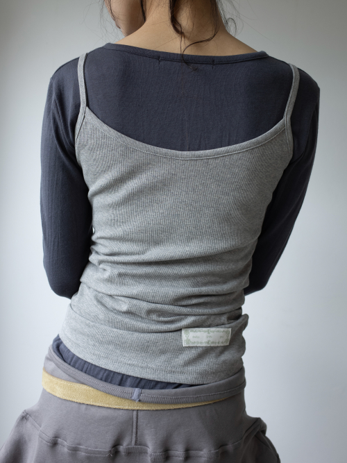 EASY OPEN BACK SLEEVELESS (MELANGE)