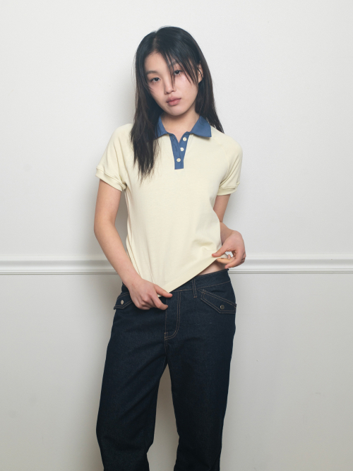 BUTTON POLO T (YELLOW)