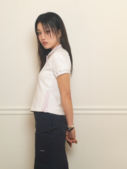 BUTTON POLO T (WHITE)