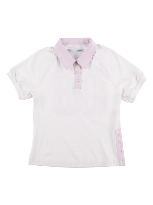 BUTTON POLO T (WHITE)