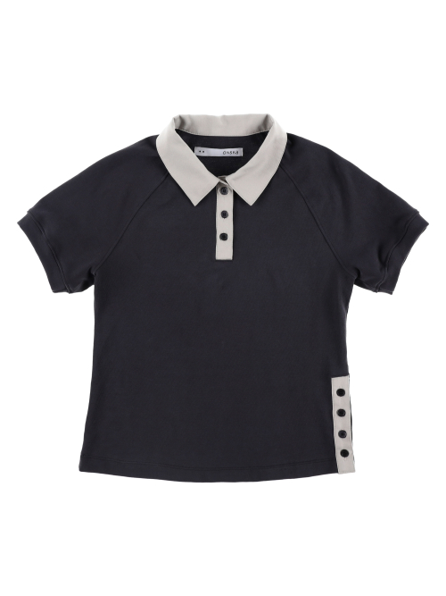 BUTTON POLO T (CHARCOAL)