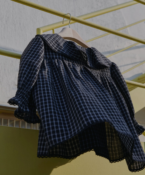 RUFFLE BLOUSE - 2 colors