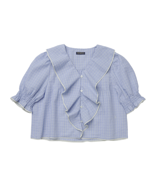 RUFFLE BLOUSE - 2 colors