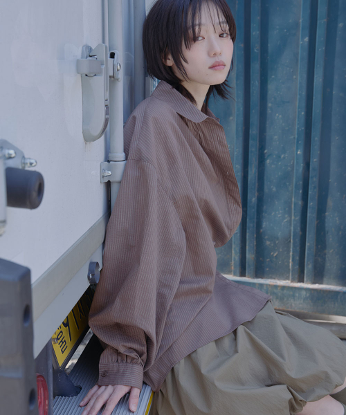 OVERFIT STRIPE SHIRT - 4 colors