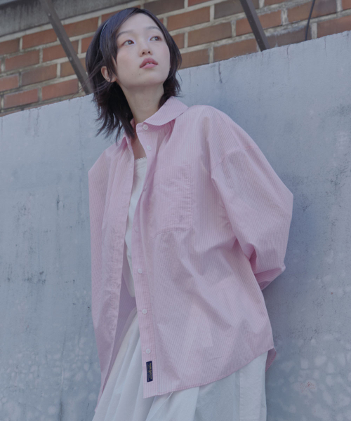 OVERFIT STRIPE SHIRT - 4 colors