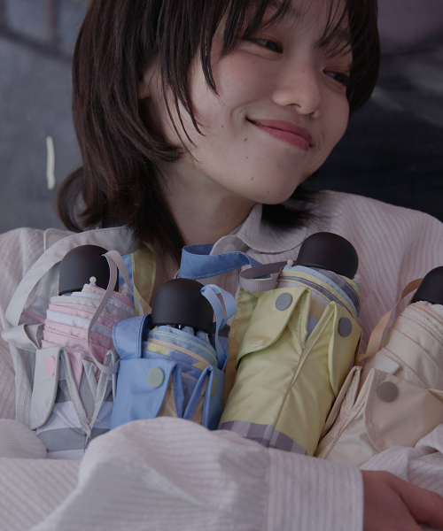 [UV차단] SHADE PATCHWORK UMBRELLA SHORT - 4 colors
