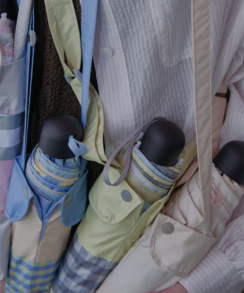 [UV차단] SHADE PATCHWORK UMBRELLA SHORT - 4 colors