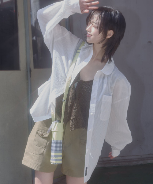 [UV차단] SHADE PATCHWORK UMBRELLA SHORT - 4 colors