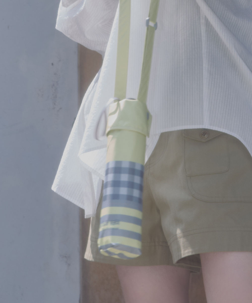 [UV차단] SHADE PATCHWORK UMBRELLA SHORT - 4 colors