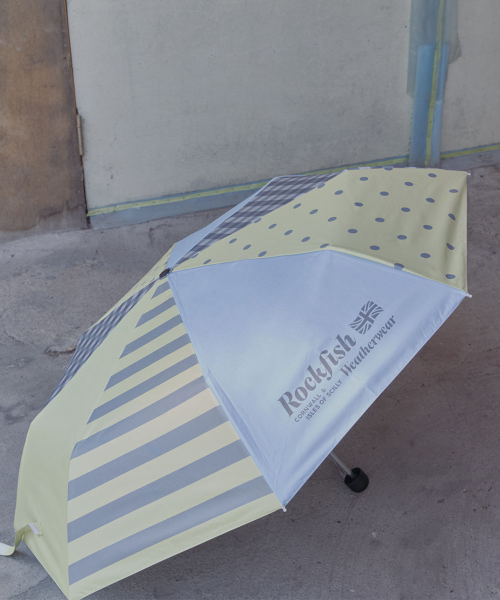 [UV차단] SHADE PATCHWORK UMBRELLA SHORT - 4 colors
