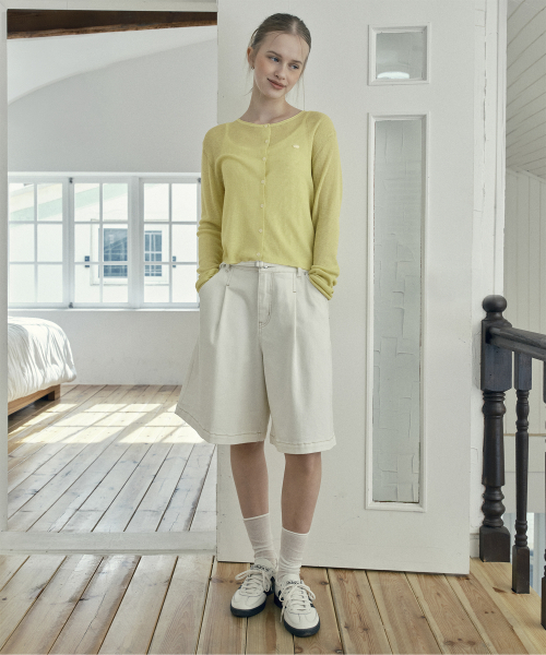 린넨블렌드니트가디건 J1KT322D