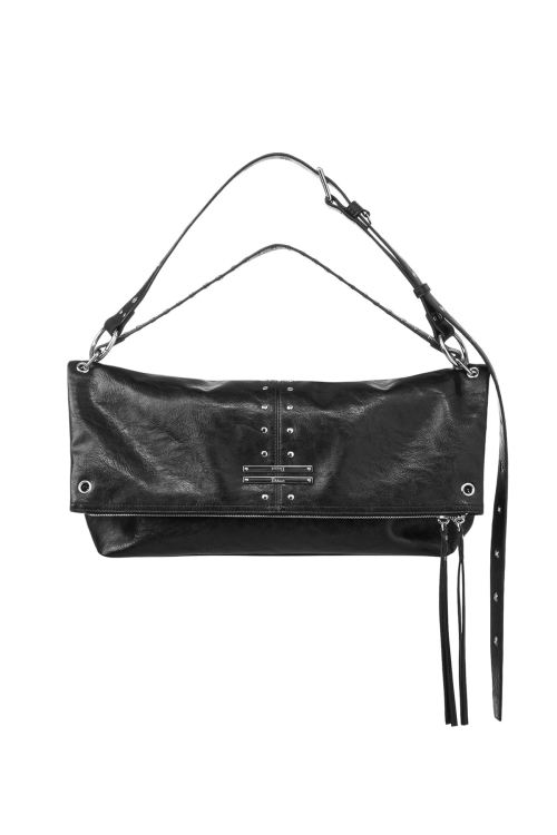 5WAY ZIPPER NOIR BAG IN BLACK