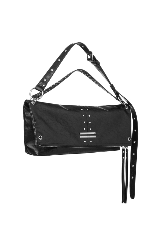 5WAY ZIPPER NOIR BAG IN BLACK