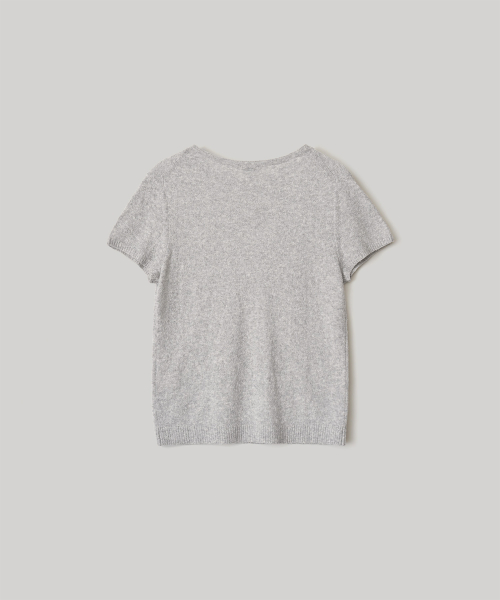 W. Basque Pullover (Silver Gray)