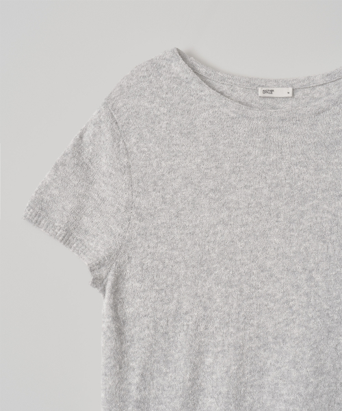 W. Basque Pullover (Silver Gray)