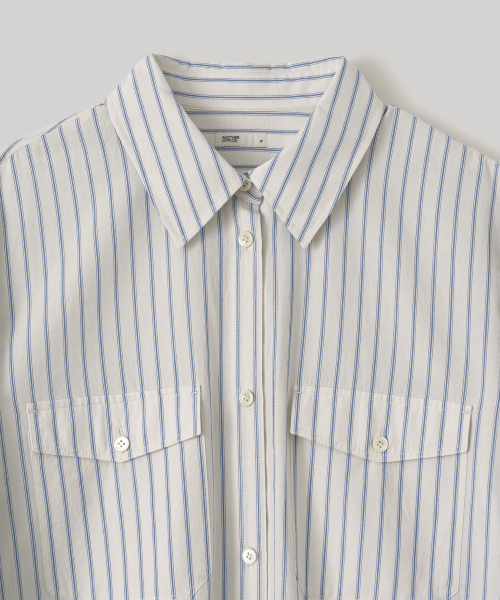 W. Sonnet Roll-Up Shirt (Off White)