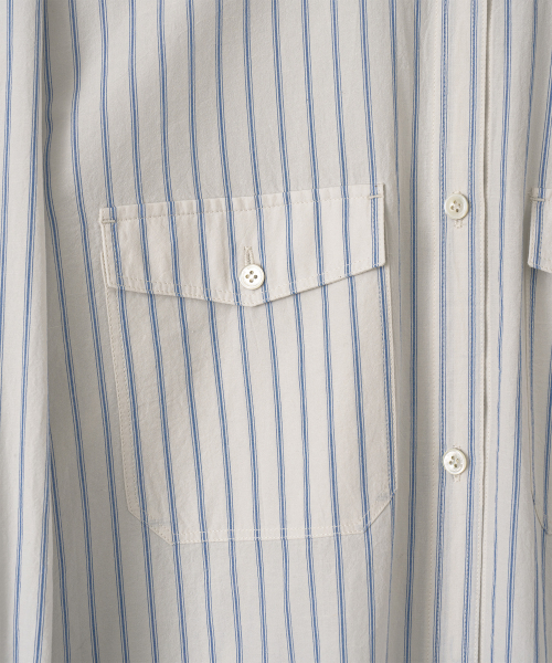 W. Sonnet Roll-Up Shirt (Off White)