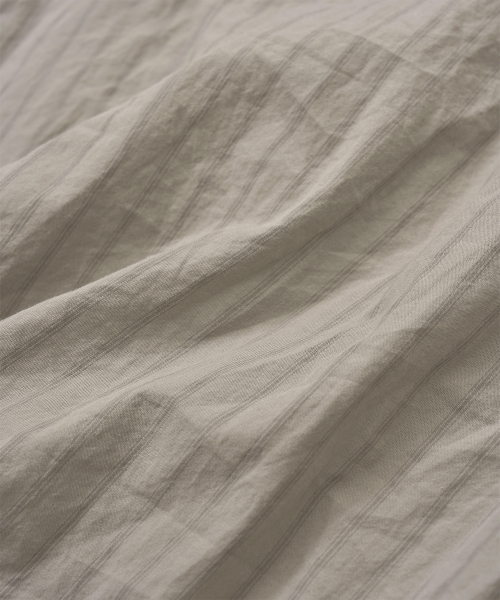 W. Zephyr Washed Scarf (Sand Stripe)