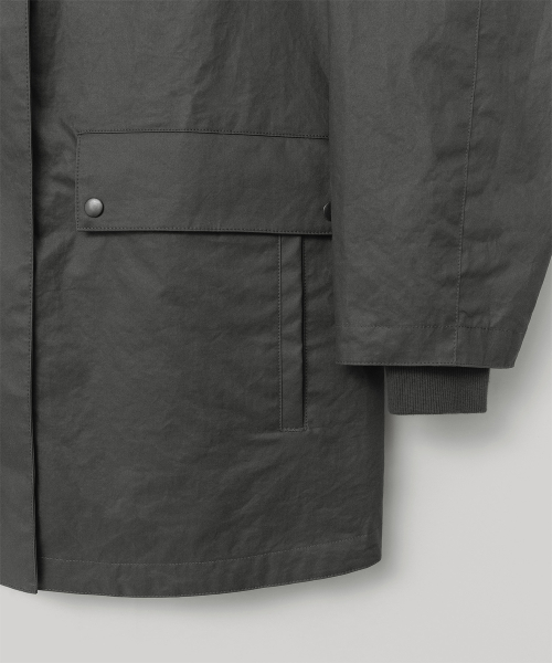 W. Neo British Half Coat (Carbon)