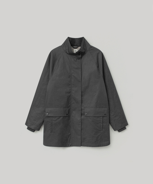 W. Neo British Half Coat (Carbon)