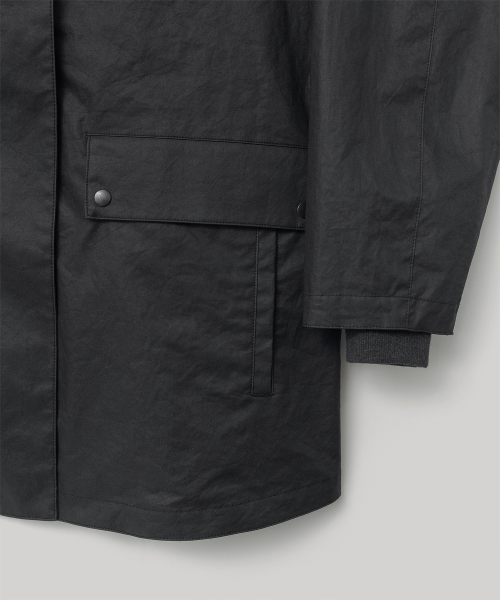W. Neo British Half Coat (Coal)