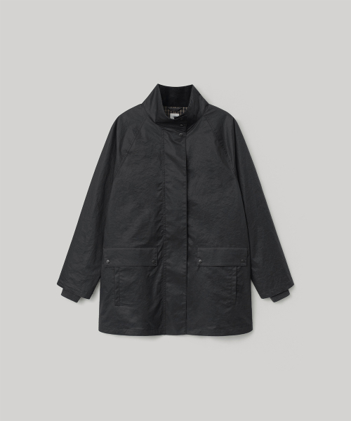 W. Neo British Half Coat (Coal)