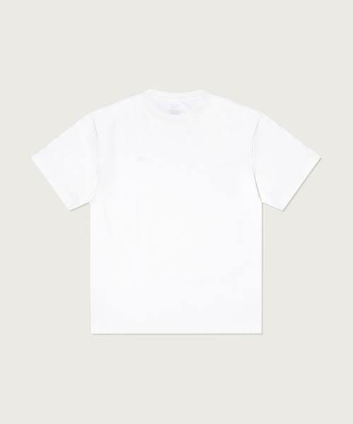 [2pack] Relaxed Fit Crew Neck T-Shirt White/White