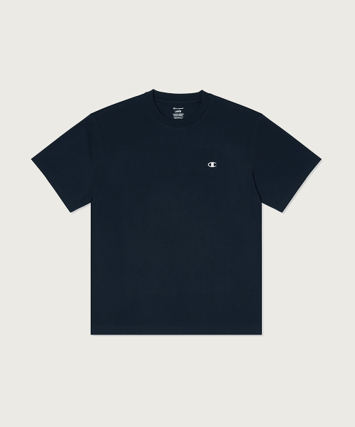 [2pack] Relaxed Fit Crew Neck Cool T-Shirt White/Navy