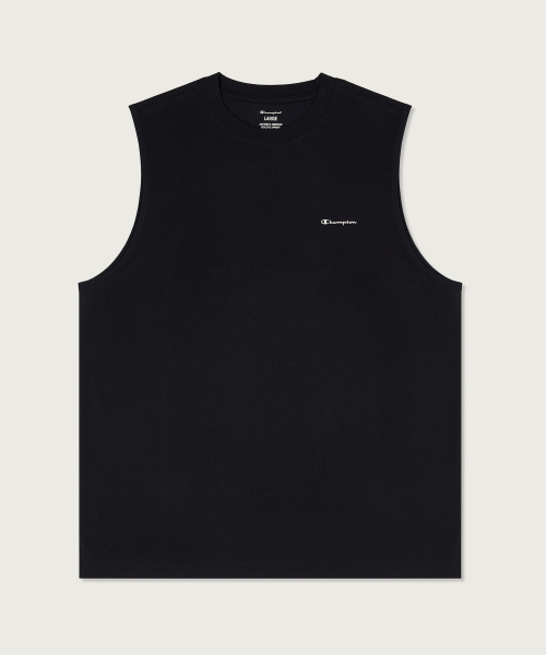 [2pack] Relaxed Fit Crew Neck Cool Sleeveless Black/Black