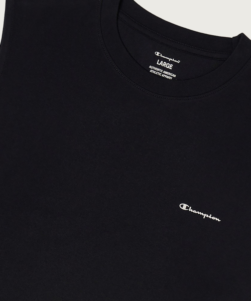 [2pack] Relaxed Fit Crew Neck Cool Sleeveless Black/Black