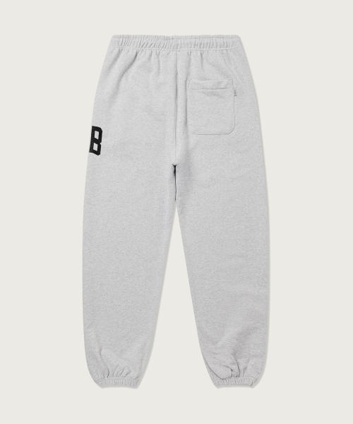 챔피온 X 콤팩트레코드바 빅 로고 스웨트 팬츠 Light Grey